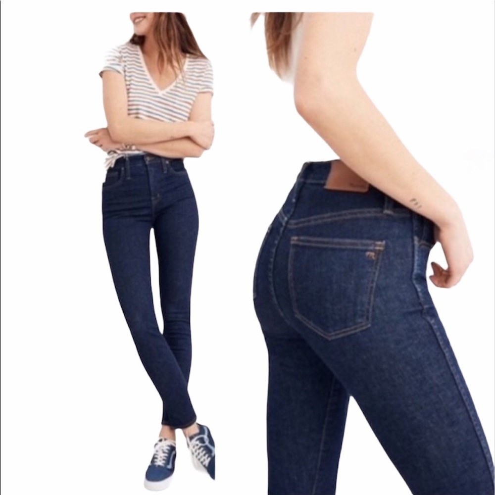 Madewell Straight Leg Dark Blue Jeans | Size 26